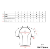 RASH GUARD COMPRESSÃO MANGA CURTA PRETORIAN